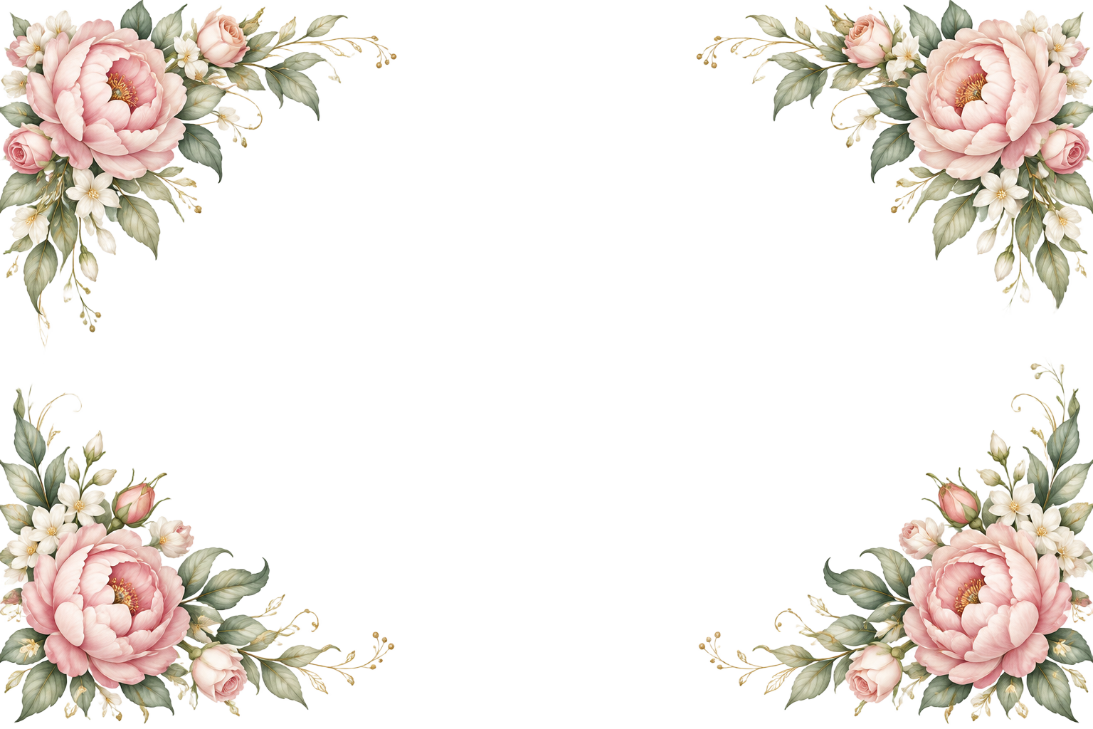 Pink and white floral decoration
